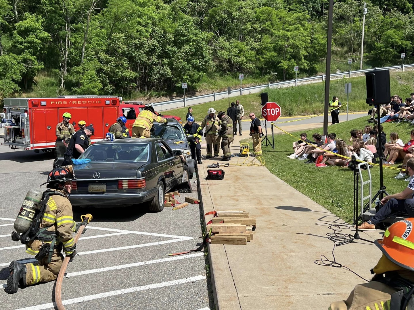 Jeff Redman Shaler Area Mock Crash 2024 – Cherry City VFC