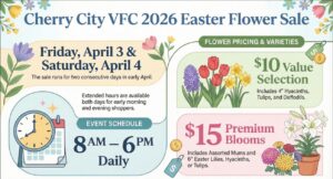 2026 Easter Flower Sale Banner